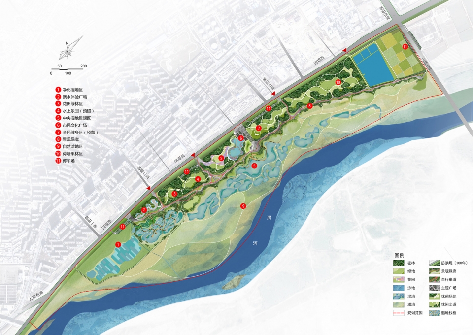 weiliu wetland park china by yifang ecoscape