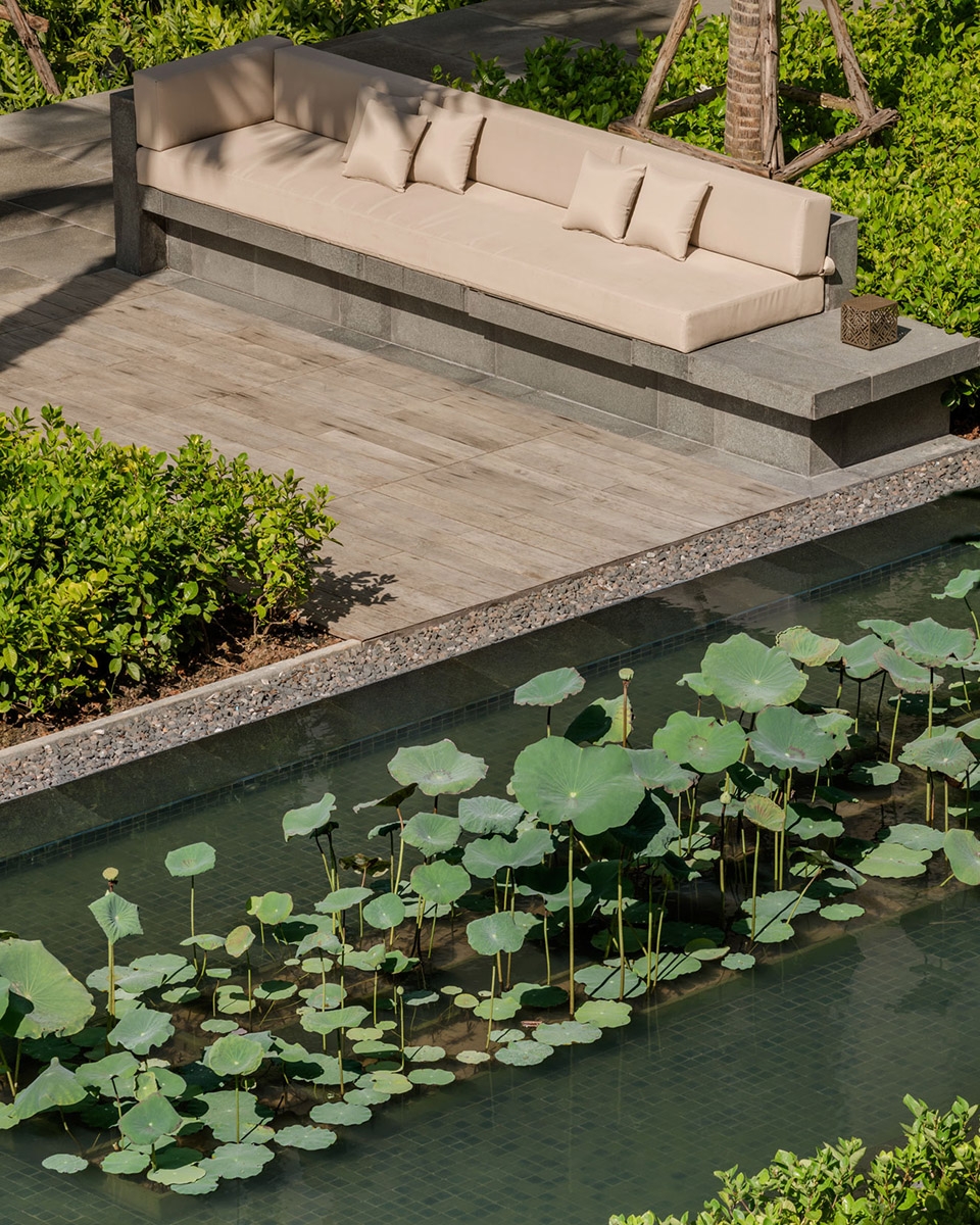 landscape design of baan mai khao by shma