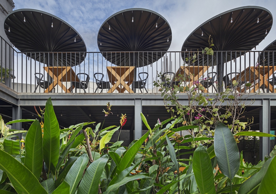 sunrise garden restaurant by m9 design studio