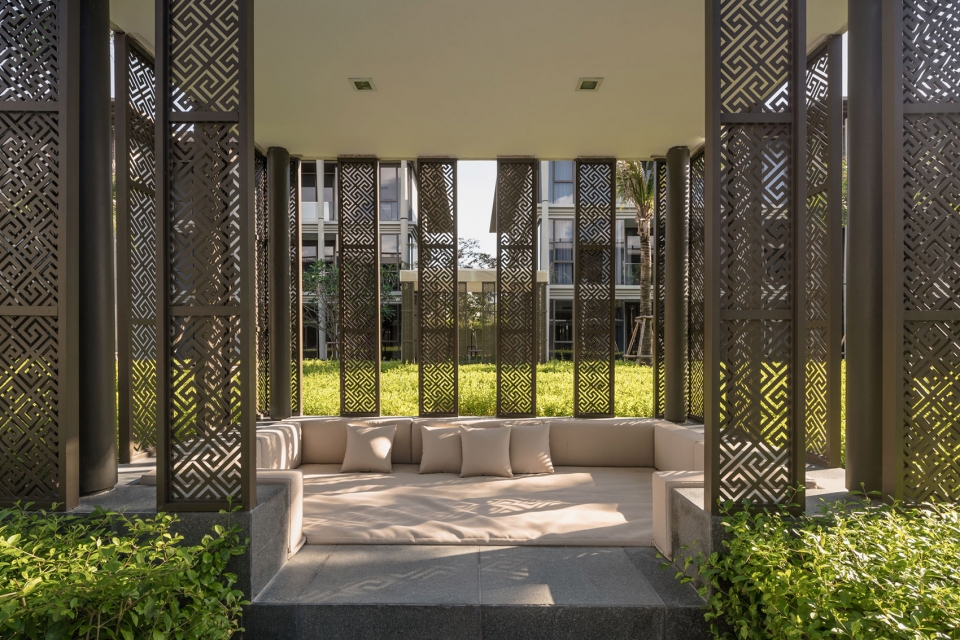 landscape design of baan mai khao by shma