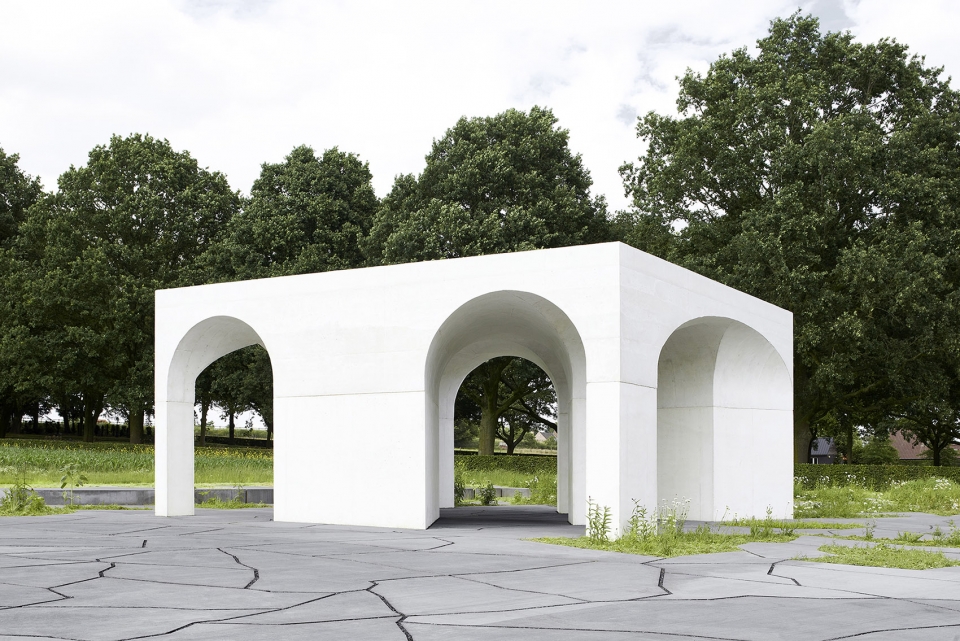 six vaults pavilion by gijs van vaerenbergh