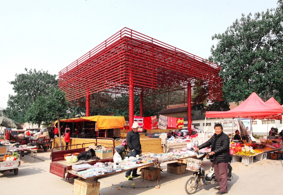 stage for beihedong village fu yingbin
