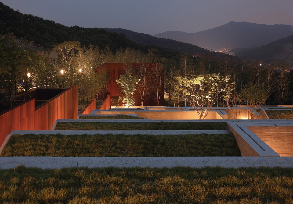 sian memorial park by iroje architects planners