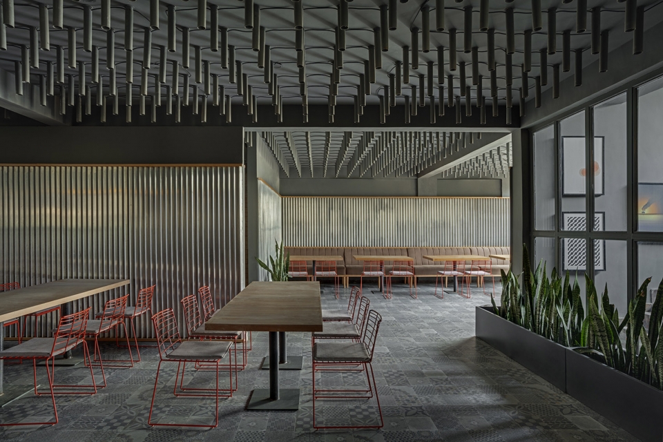 sunrise garden restaurant by m9 design studio