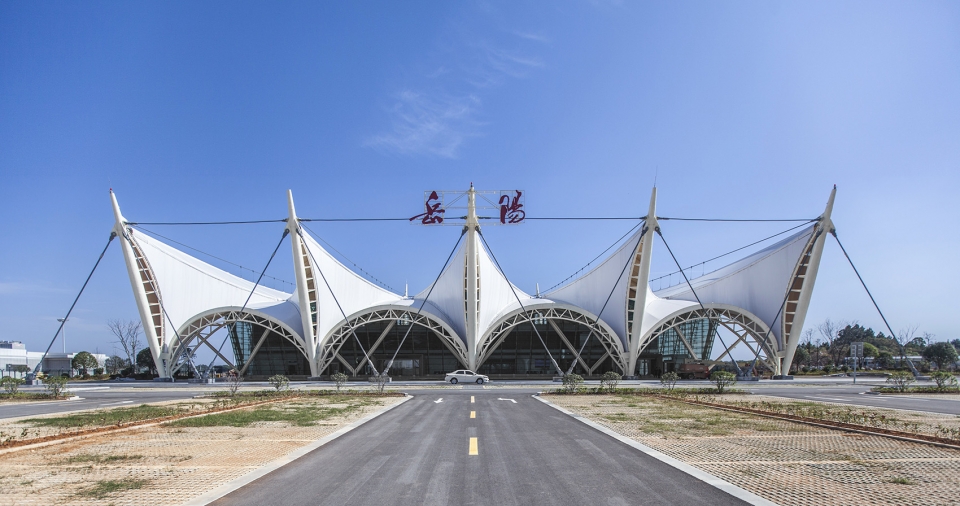terminal building of yueyang sanhe airport china by tao zhi studio architectural design and research institute of scut