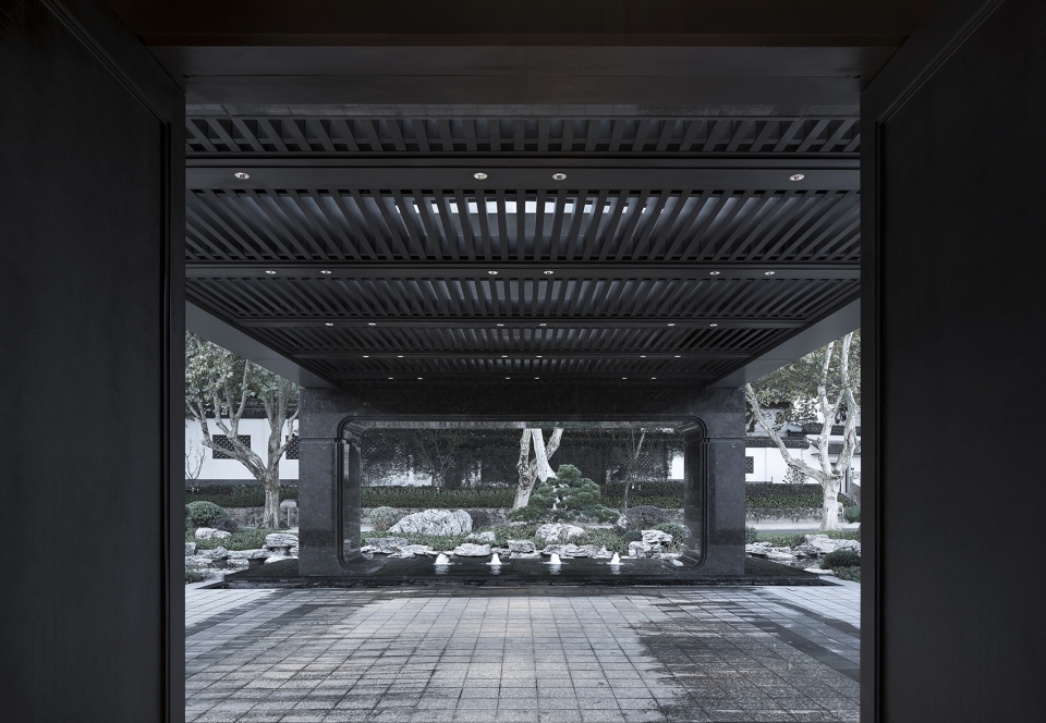 the new lobby in shaoxing hotel reconstruction and upgrading project china by architectural design and research institute of zhejiang uni...