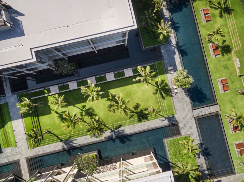 landscape design of baan mai khao by shma