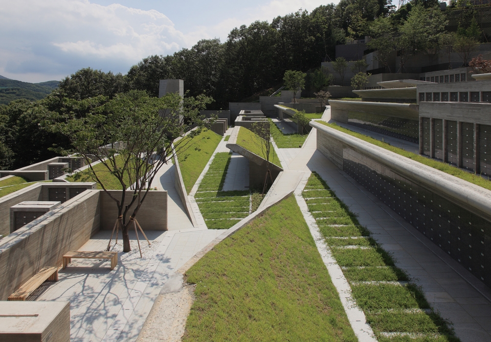 sian memorial park by iroje architects planners