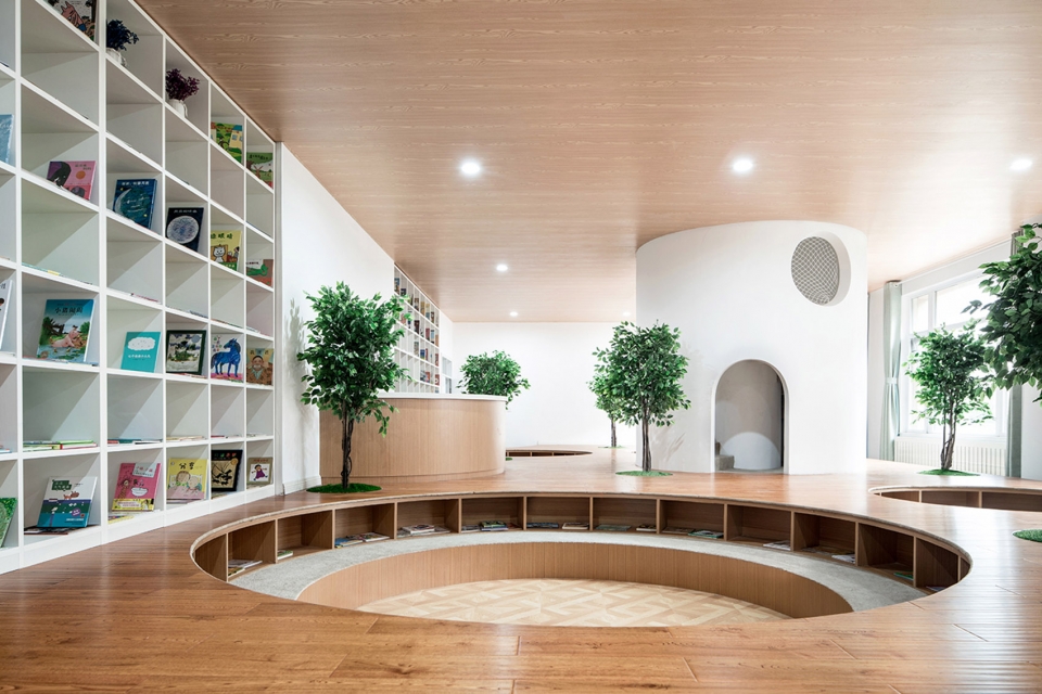 jinling kindergarten interior renovation design by he xiaotian