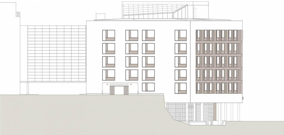new extension to haraldplass hospital by c f moller architects