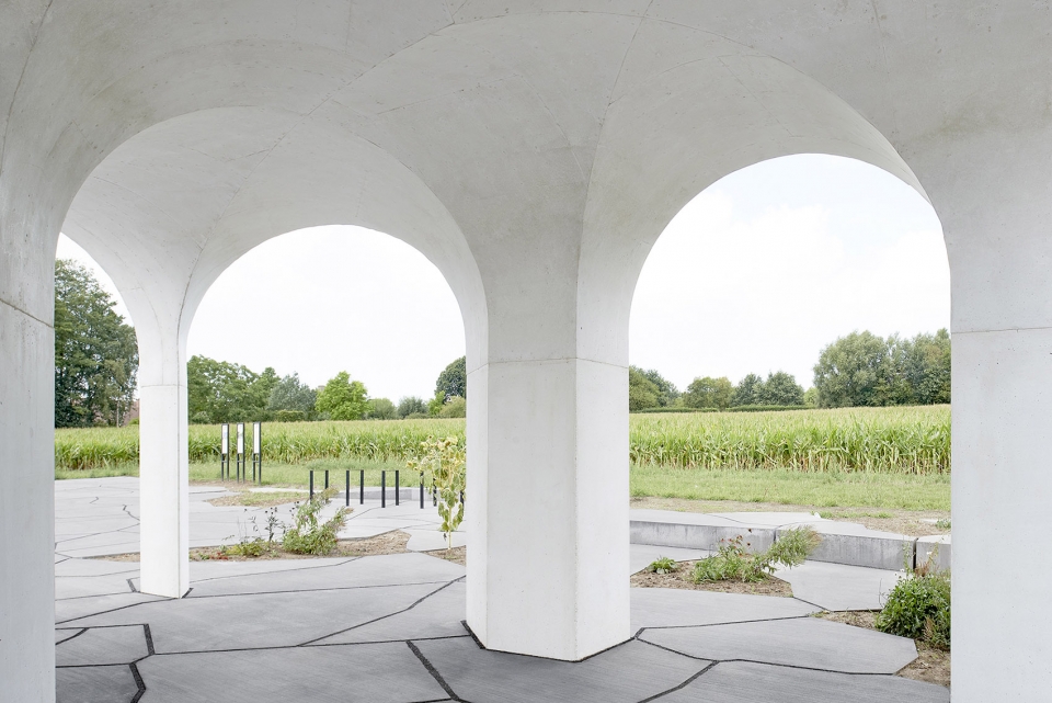 six vaults pavilion by gijs van vaerenbergh