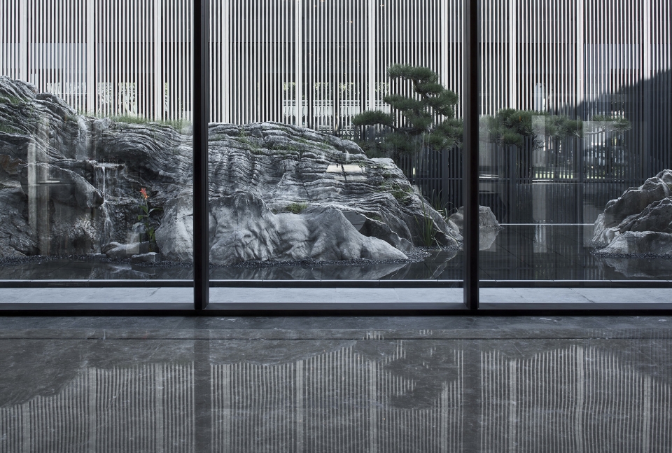 the new lobby in shaoxing hotel reconstruction and upgrading project china by architectural design and research institute of zhejiang uni...