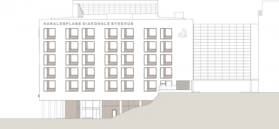 new extension to haraldplass hospital by c f moller architects