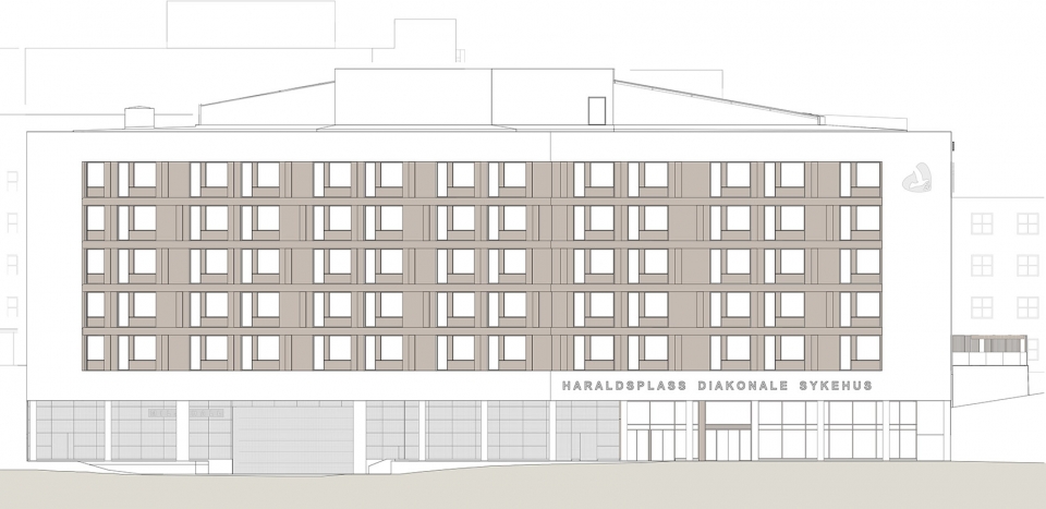 new extension to haraldplass hospital by c f moller architects