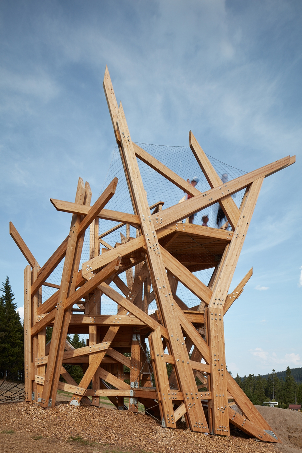 pecka playscape by molo architekti