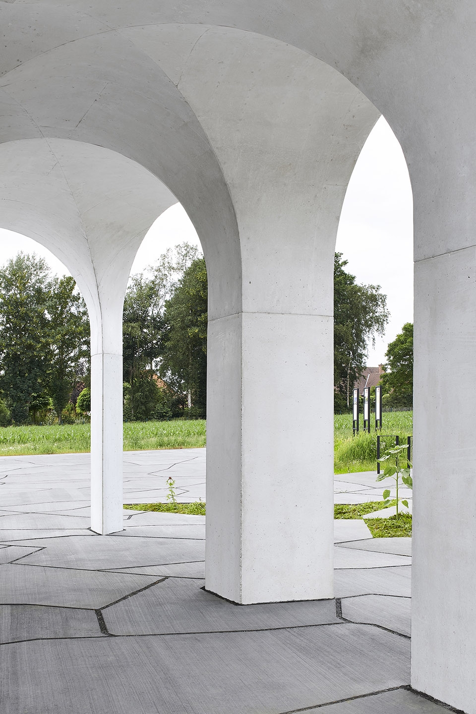 six vaults pavilion by gijs van vaerenbergh