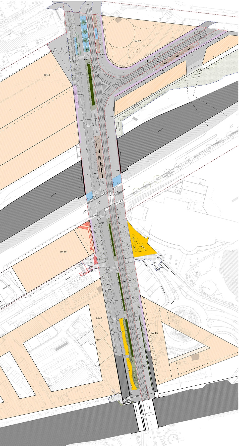 the central axis of the new multimodal hub in nice grand arenas by mateo arquitectura