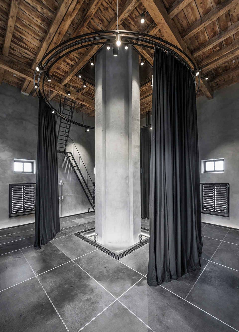 renovation of old water and observatory tower by petr hajek architekti