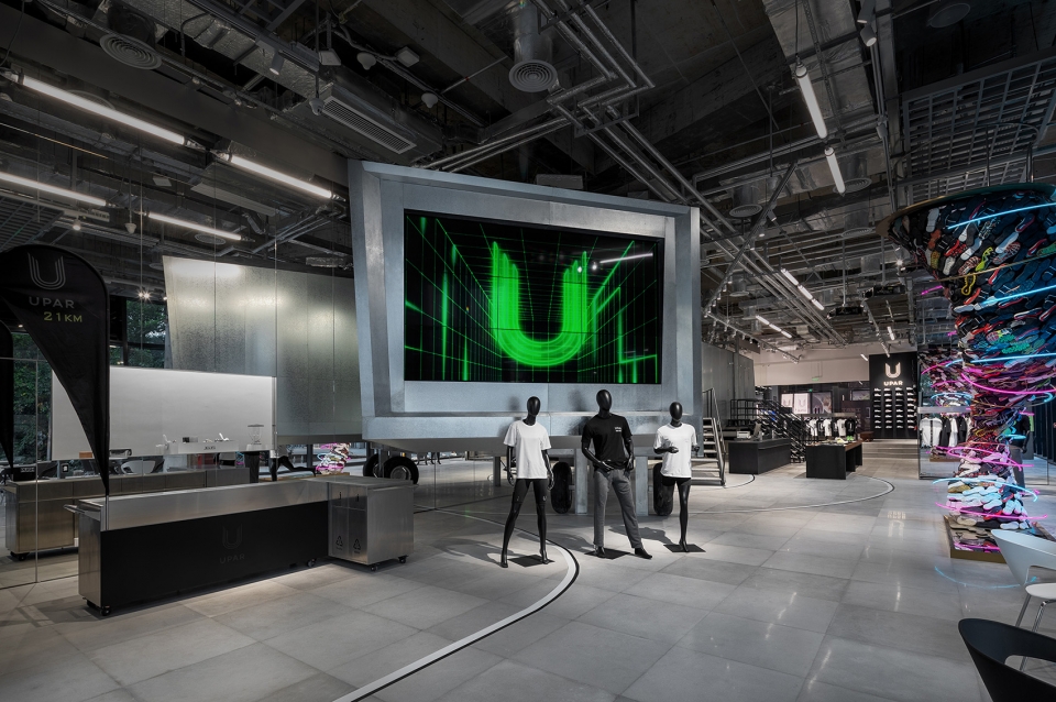 lighting design of upar flagship store china by gd lighting design
