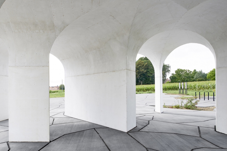 six vaults pavilion by gijs van vaerenbergh