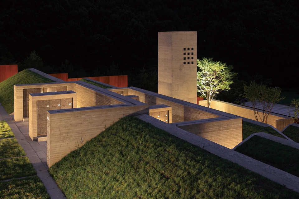 sian memorial park by iroje architects planners