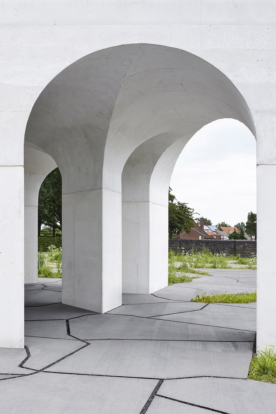 six vaults pavilion by gijs van vaerenbergh