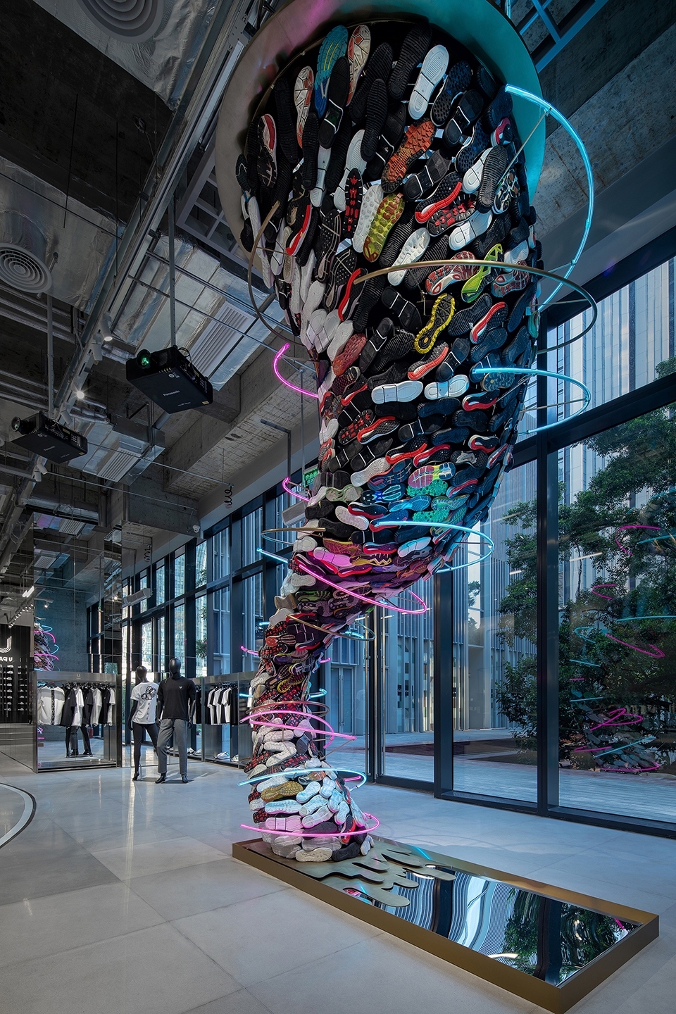 lighting design of upar flagship store china by gd lighting design