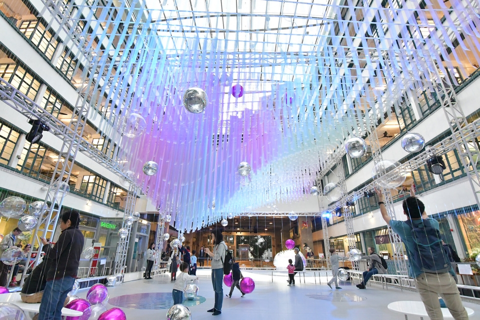 floating christmas pavilion AaaM