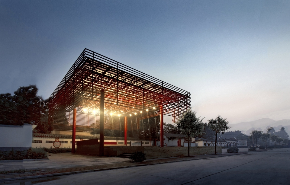stage for beihedong village fu yingbin