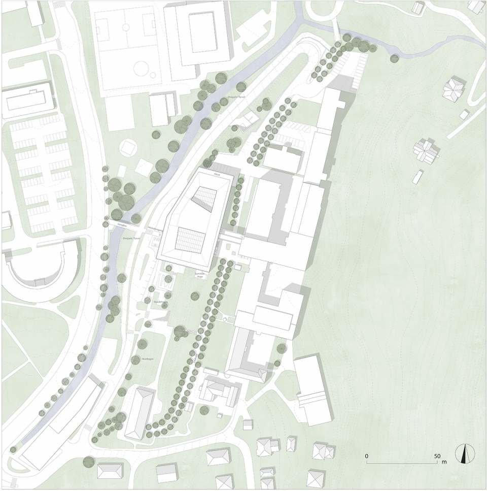 new extension to haraldplass hospital by c f moller architects