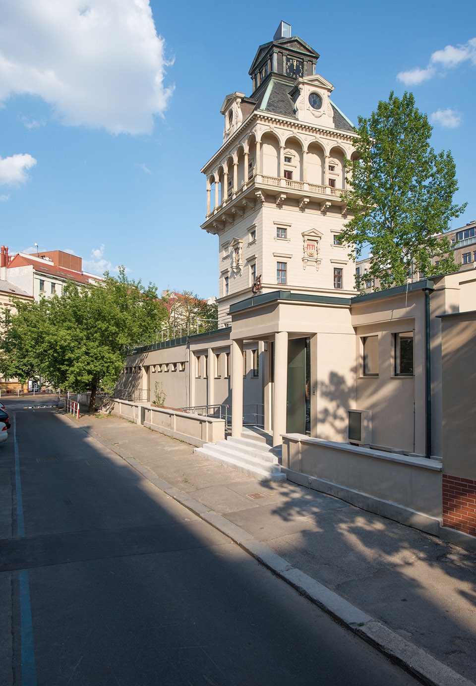 renovation of old water and observatory tower by petr hajek architekti