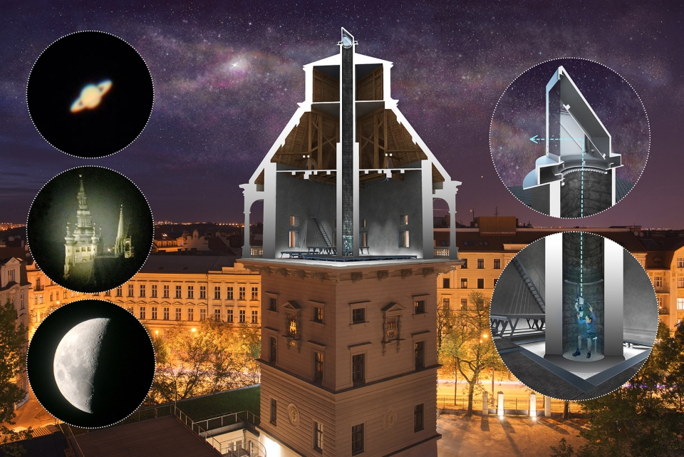 renovation of old water and observatory tower by petr hajek architekti