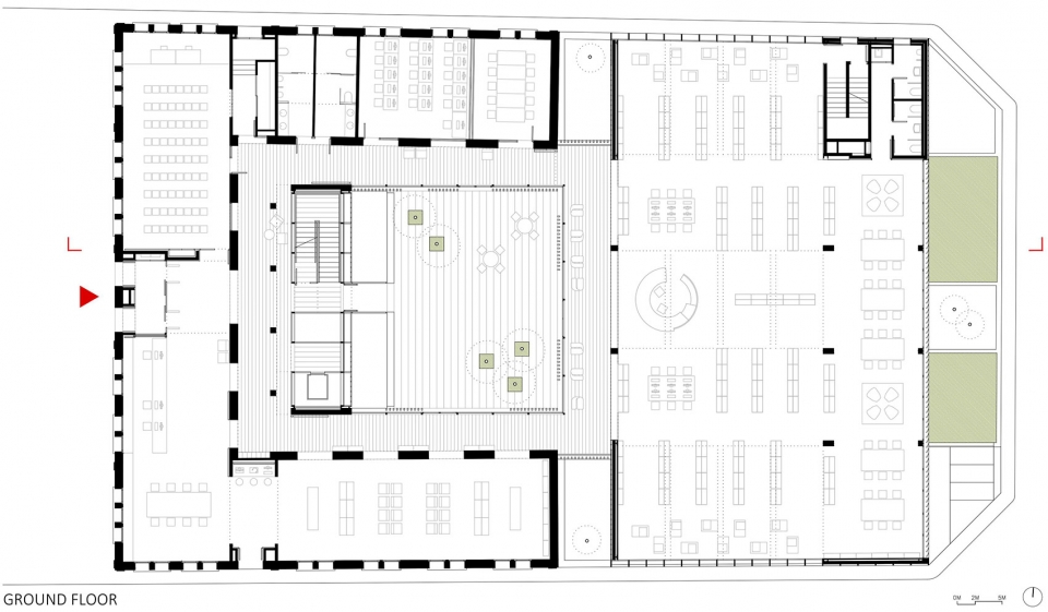 sant sadurni cultural center by taller 9s arquitectes