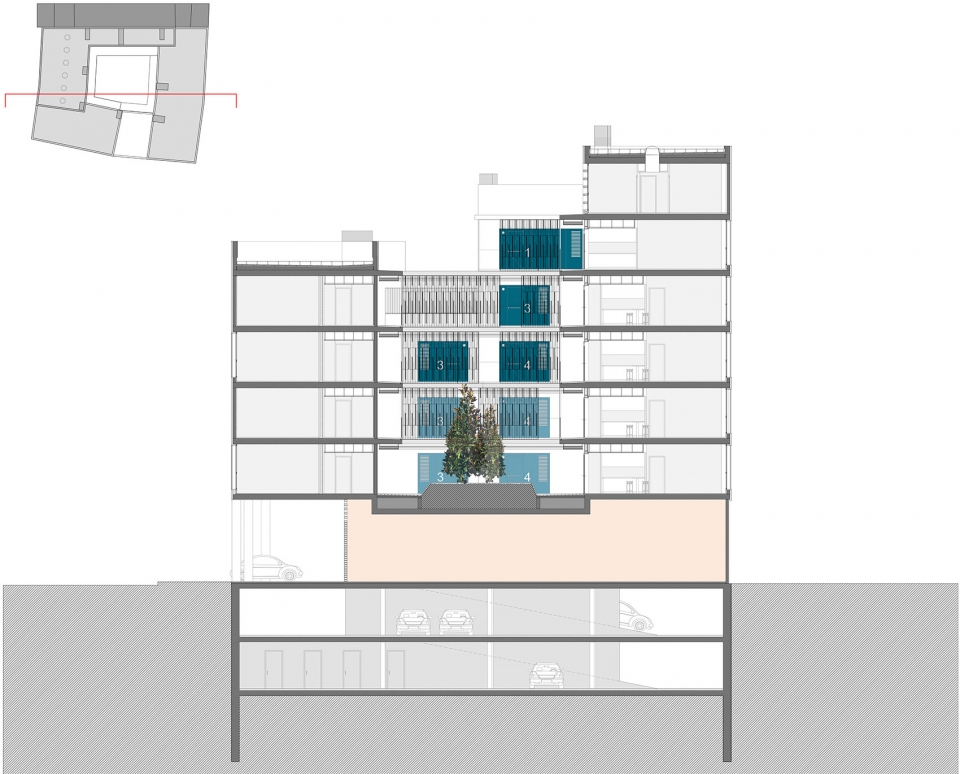 social housing at can batllo by espinet ubach