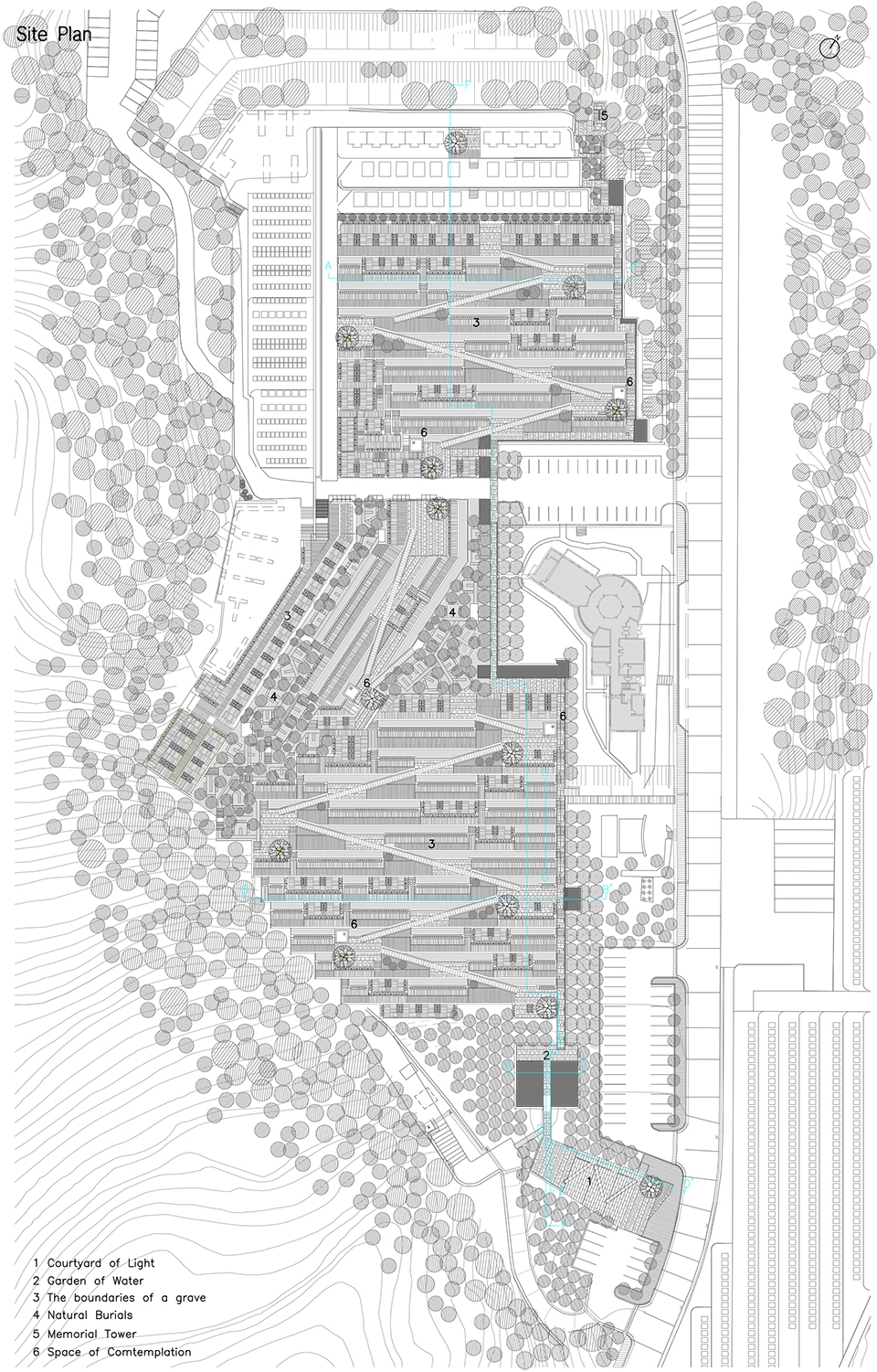 sian memorial park by iroje architects planners