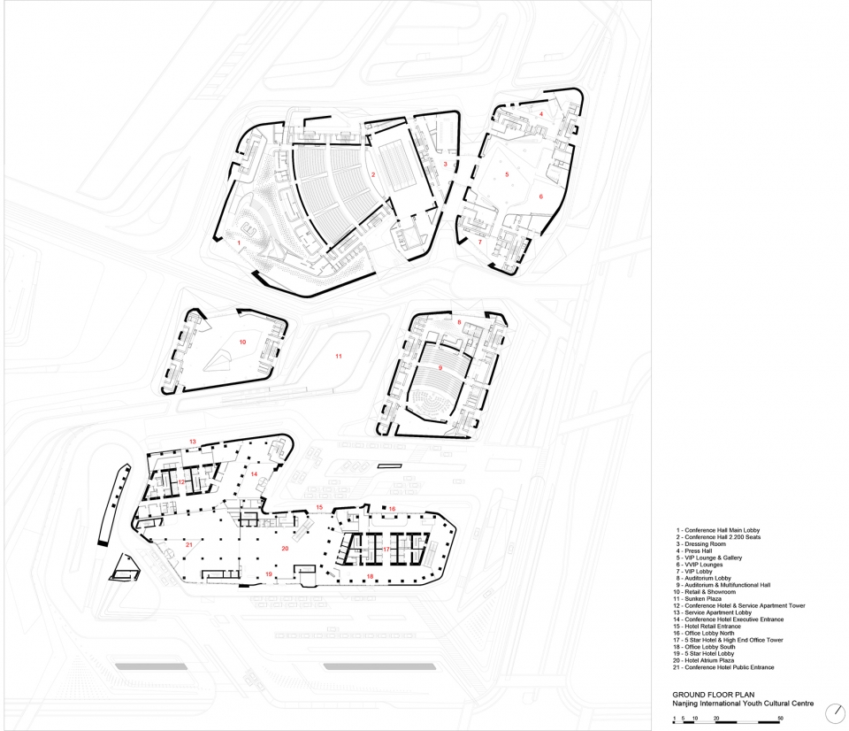 nanjing international youth cultural centre china by zaha hadid architects