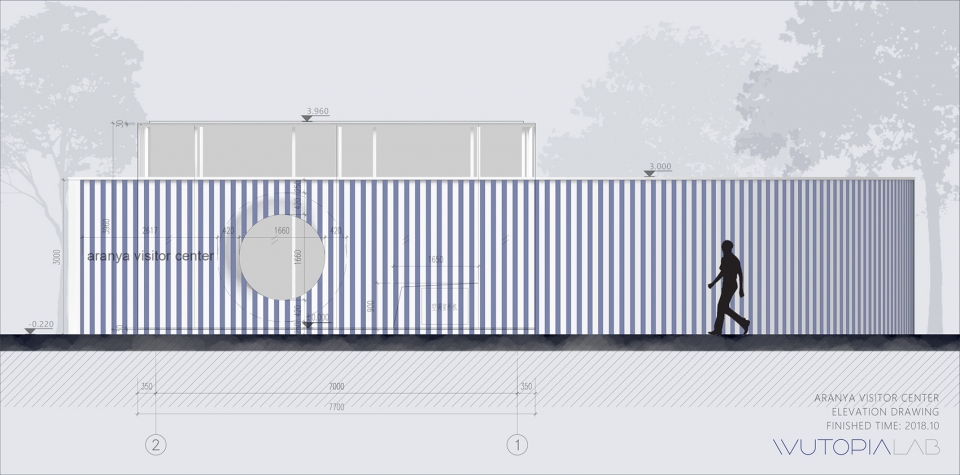 striped house china by wutopia lab