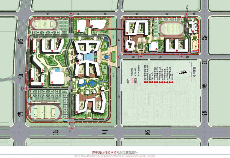 haida xingzhi school jining china by bpd