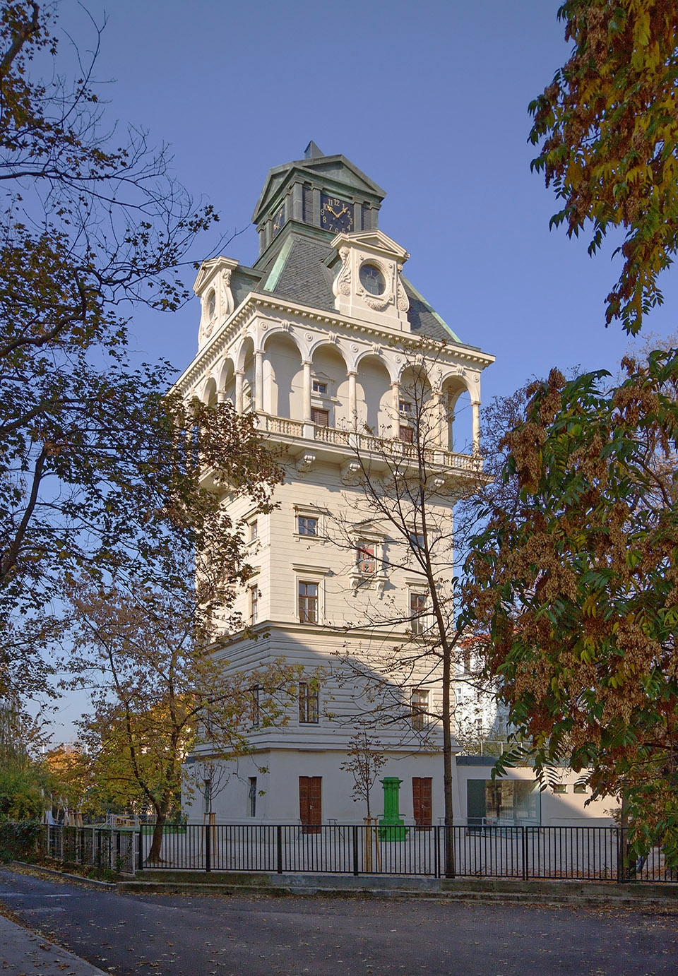 renovation of old water and observatory tower by petr hajek architekti