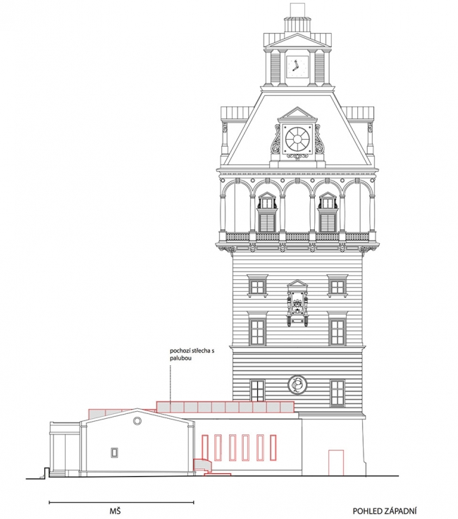 renovation of old water and observatory tower by petr hajek architekti