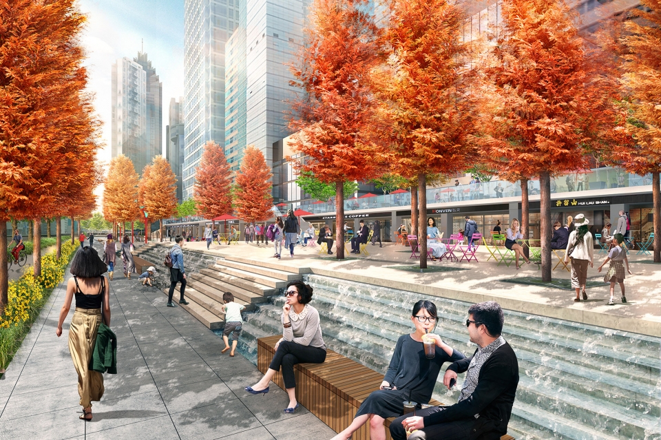 Luohu Streetscape sasaki