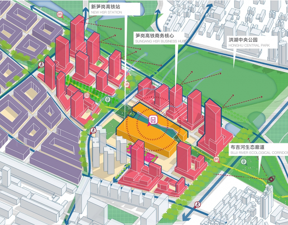 Luohu Streetscape sasaki