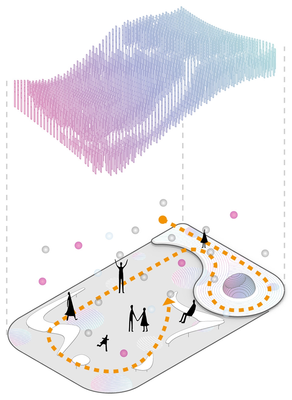 floating christmas pavilion AaaM
