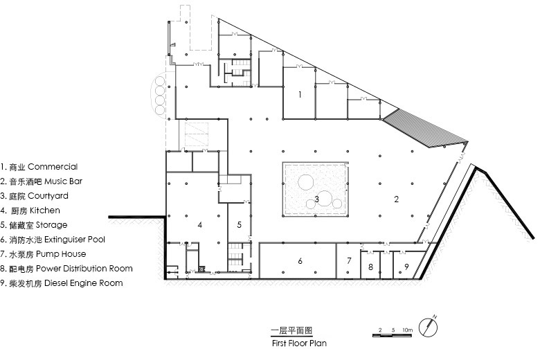 Yunyang Sifangjing Service Building Tanghua Architect Associates