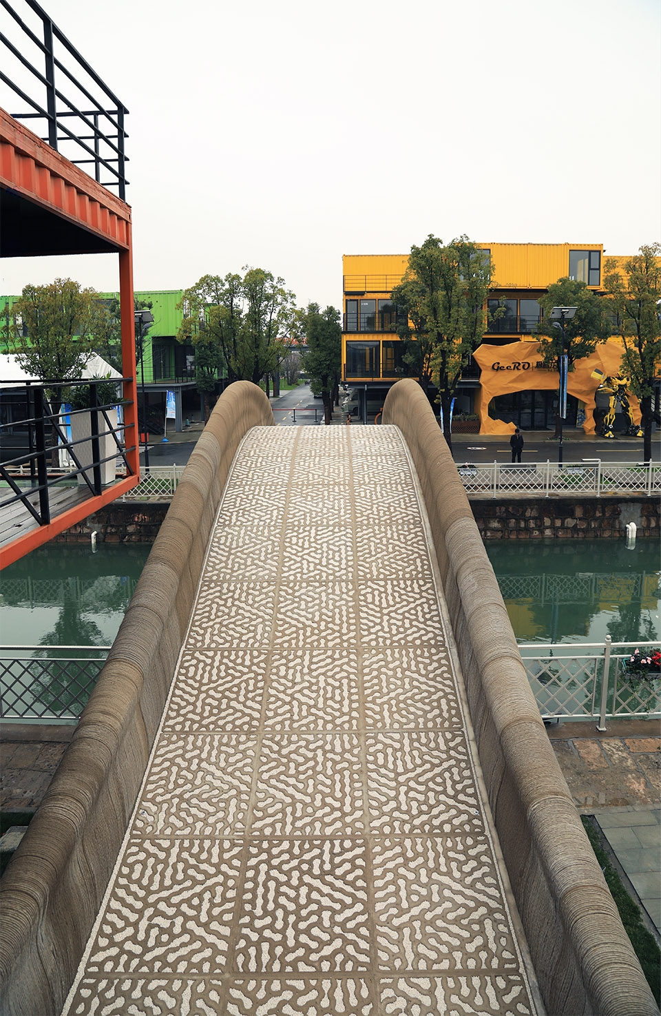 the worlds largest concrete 3d printed pedestrian bridge china by tsinghua university school of architecture zoina land joint research ce...