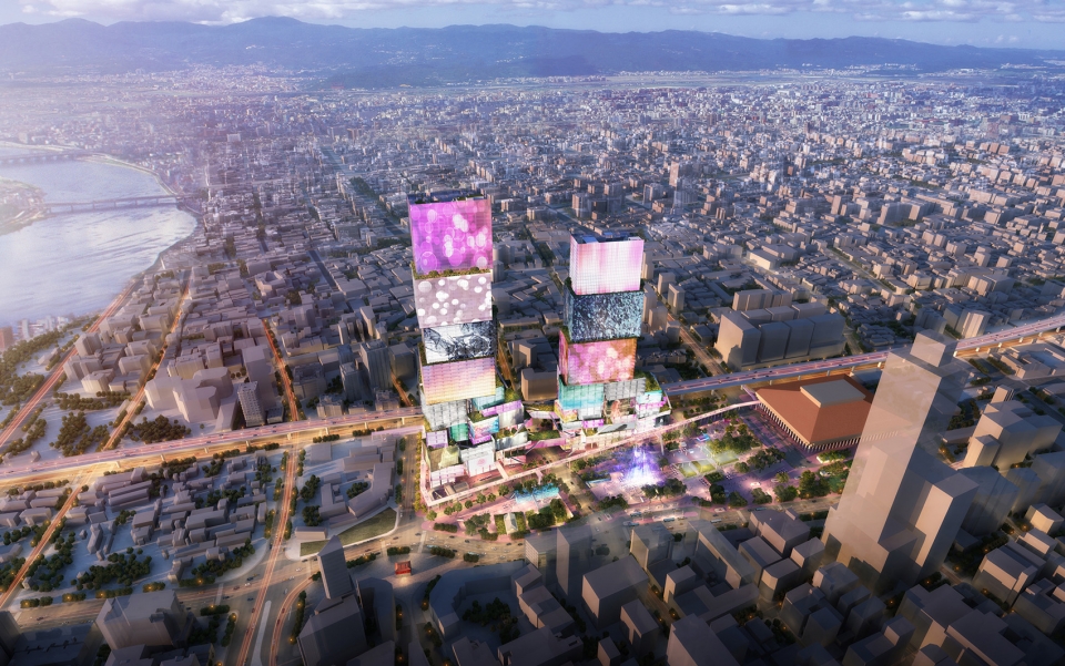 Taipei Twin Towers by MVRDV