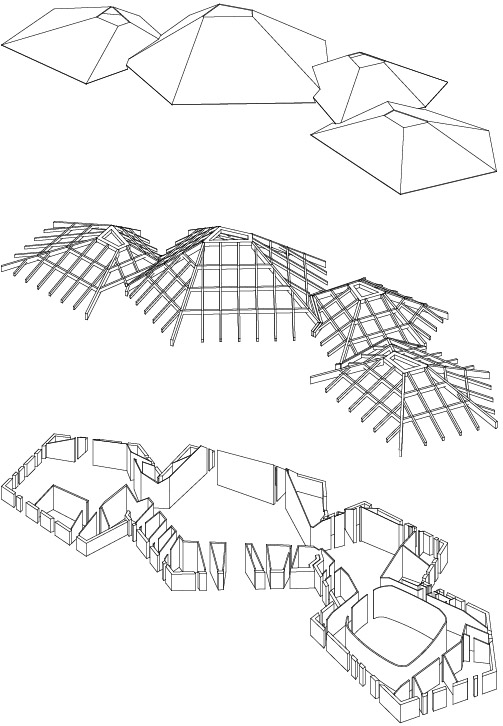 dunhuang tourism distributing center china by biad zxd architects