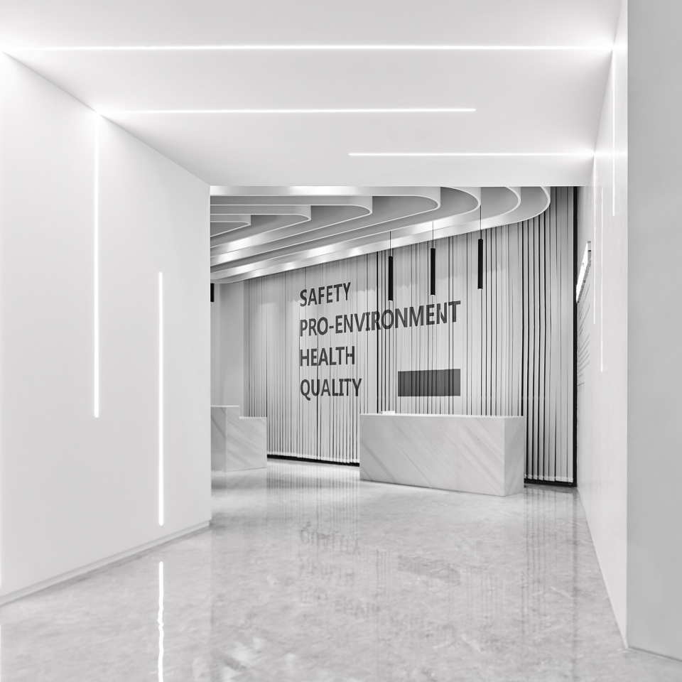 emtek letter testing exhibition hall by zones design studio