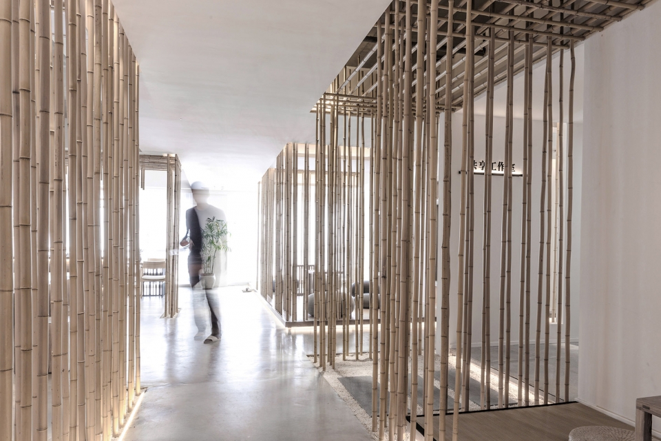 yuqun space bamboo space china by gm design