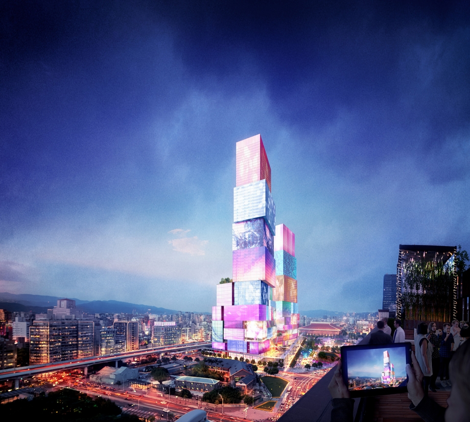 Taipei Twin Towers by MVRDV